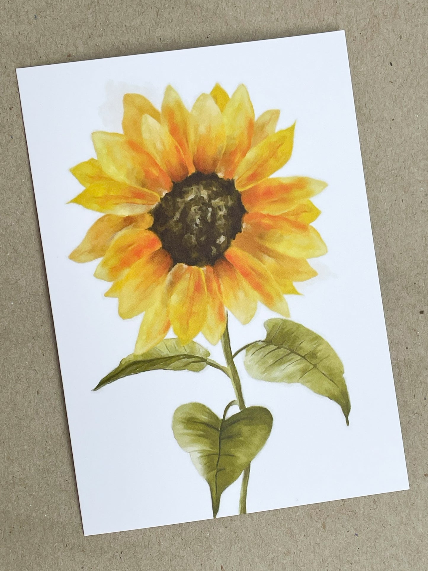 Sunflower Greeting Card