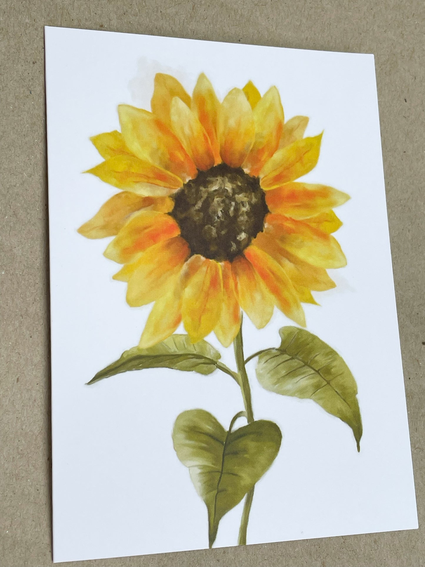 Sunflower Greeting Card