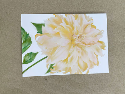 Dahlia Greeting Card