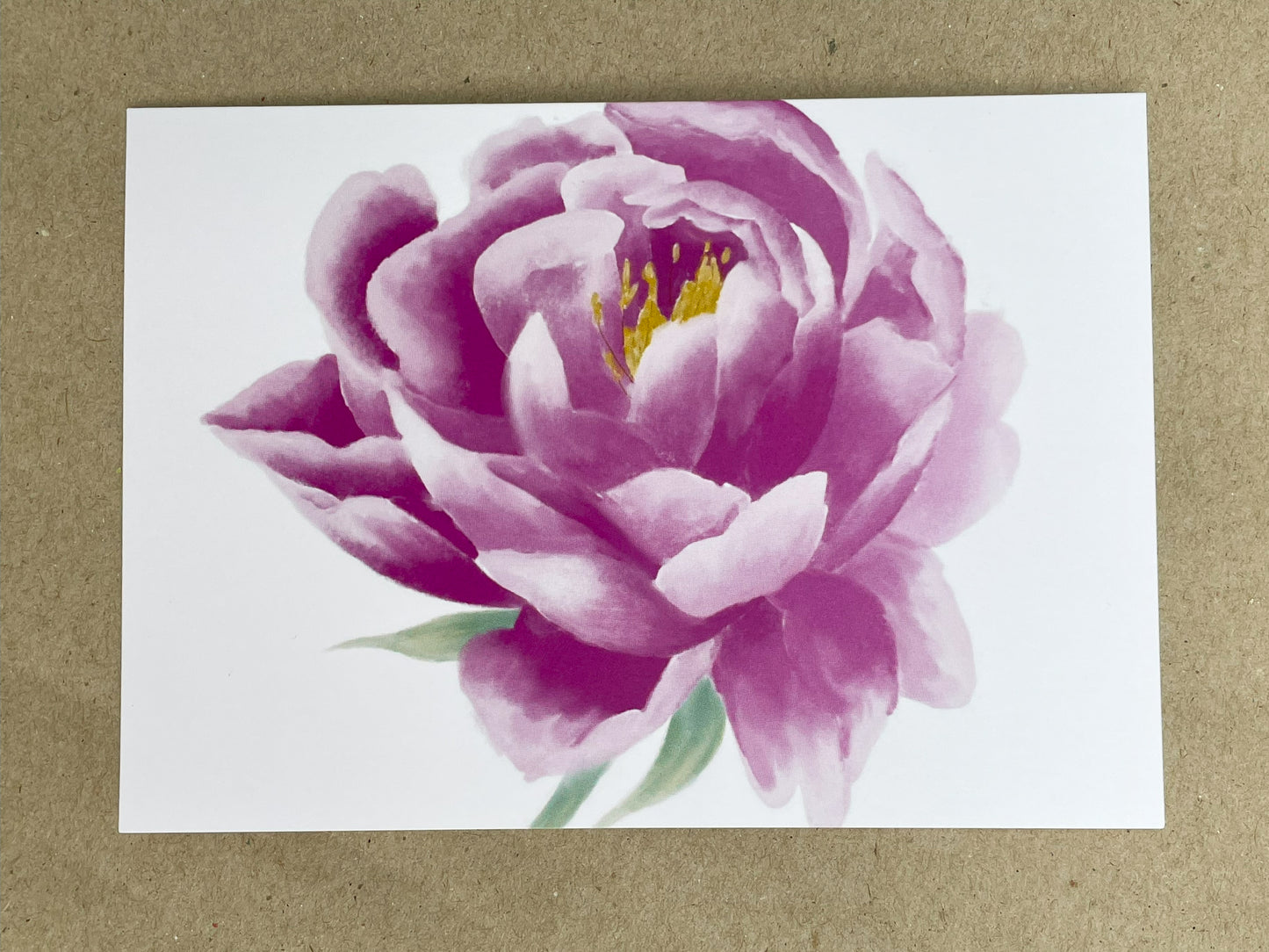 Peony Greeting Card