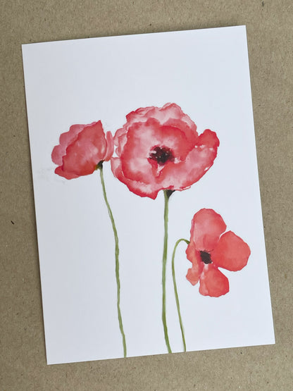 Poppy Greeting Card