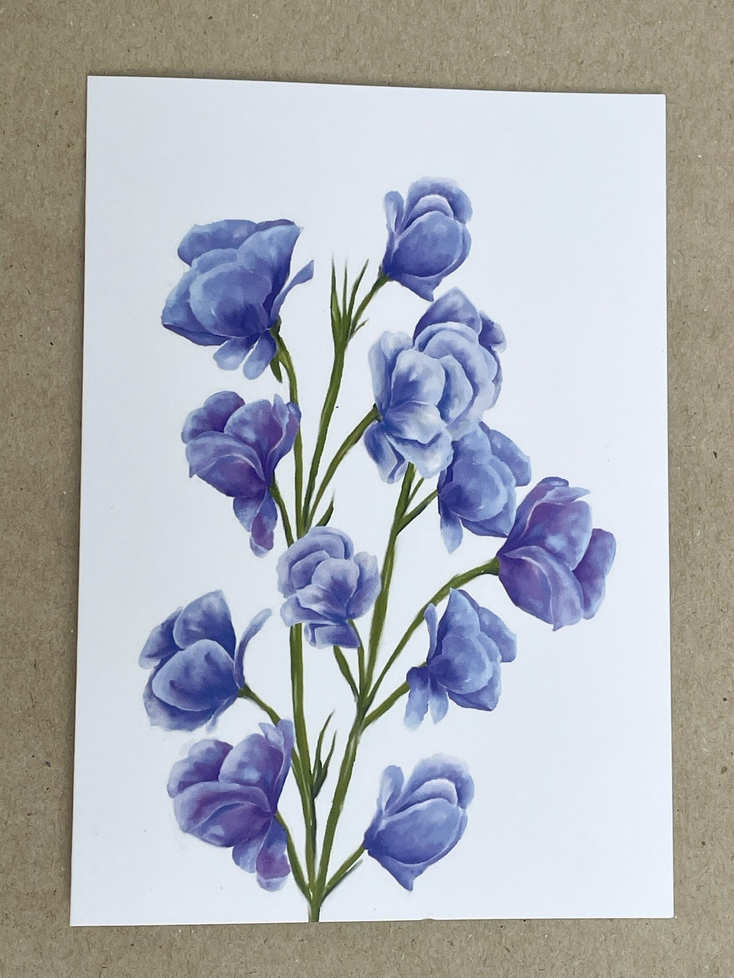 Sweet Pea Greeting Card
