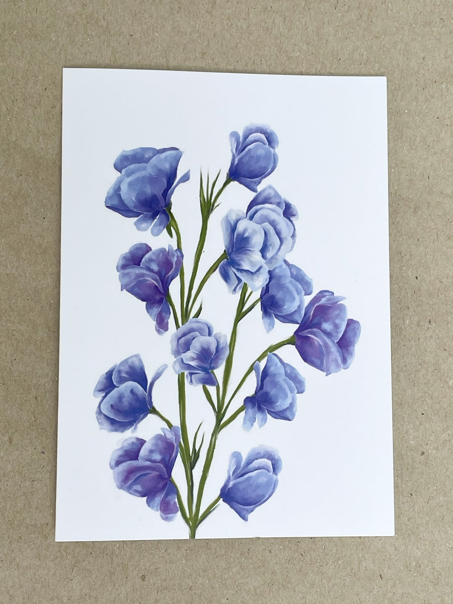Sweet Pea Greeting Card